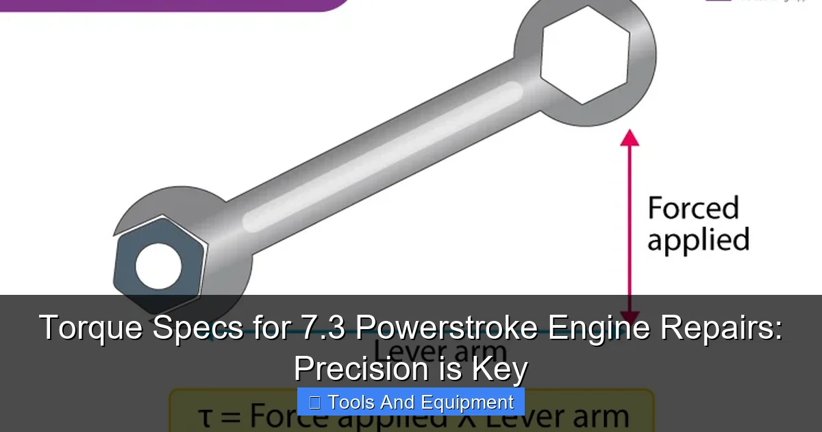 Featured image for Torque Specs for 7.3 Powerstroke Engine Repairs: Precision is Key