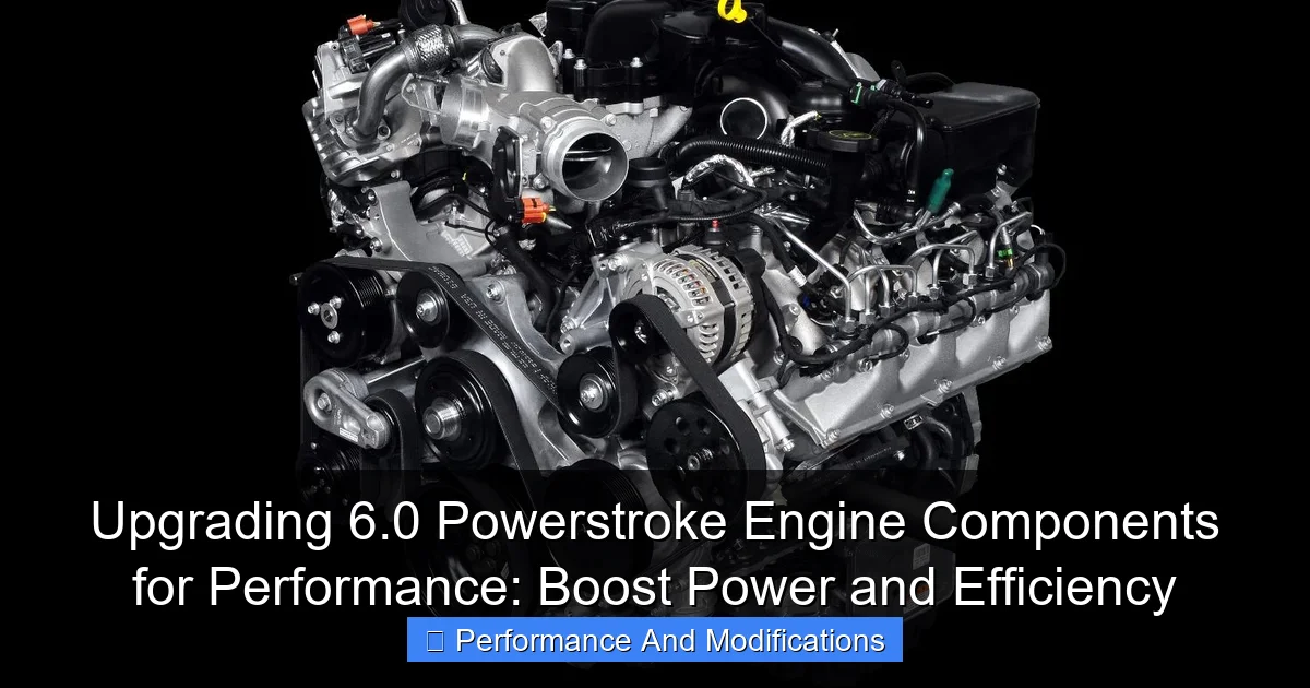 Featured image for Upgrading 6.0 Powerstroke Engine Components for Performance: Boost Power and Efficiency