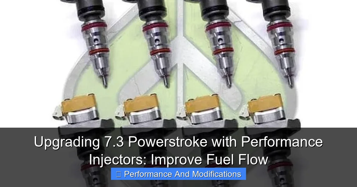 Featured image for Upgrading 7.3 Powerstroke with Performance Injectors: Improve Fuel Flow