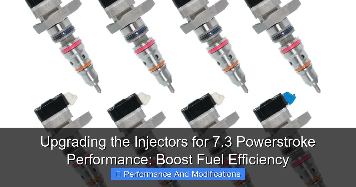 Featured image for Upgrading the Injectors for 7.3 Powerstroke Performance: Boost Fuel Efficiency